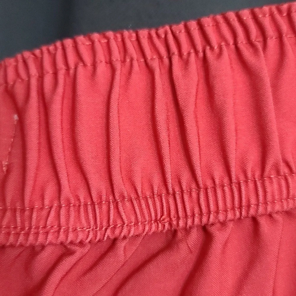 Ocean Coast Mens Board Shorts Swim Reddish Orange Ombre Ties Pocket Size‎ XL EUC